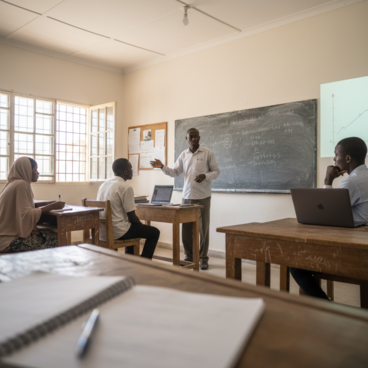 Senegal University Classroom Discussion 1